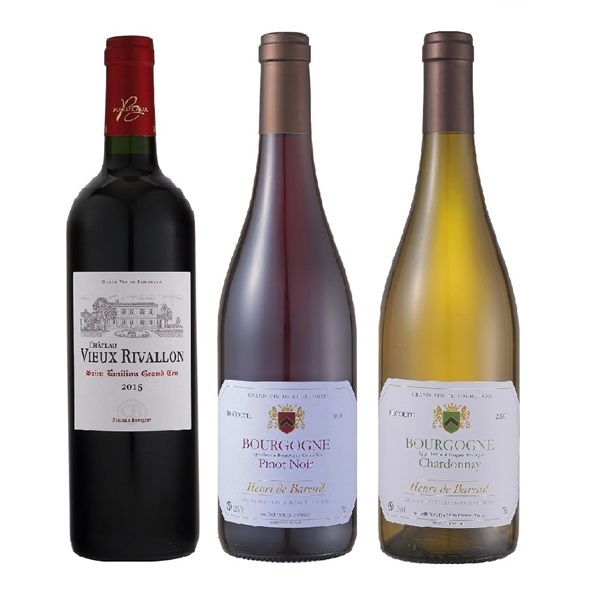 【FRA-001】銘醸対決！サンテミリオン VS ブルゴーニュ 3本セット 《tws》