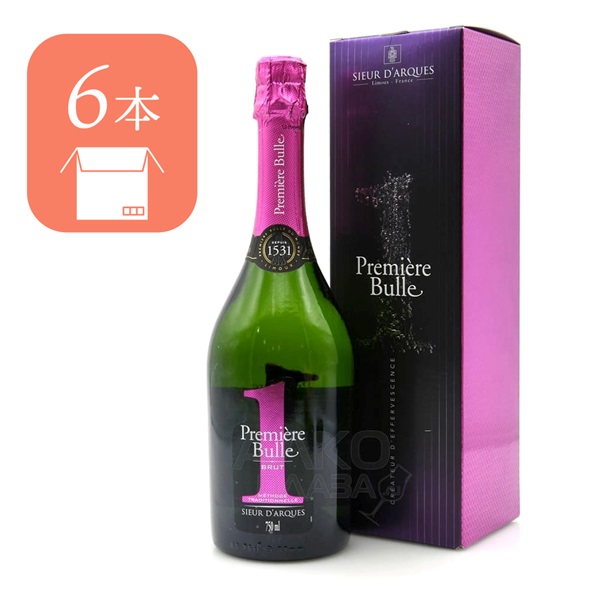【ケース/6本】プルミエール ビュル 箱付き 白 発泡 辛口 750ml 12% 《tws》