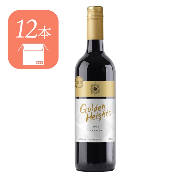 【ケース/12本】ゴールデン ハイツ シラーズ 赤 フルボディ 750ml 14.5% 《tws》